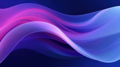 Purple Abstract Gradient Layers 4K Wallpaper