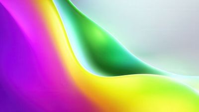 Abstract fluid gradient purple pink yellow green