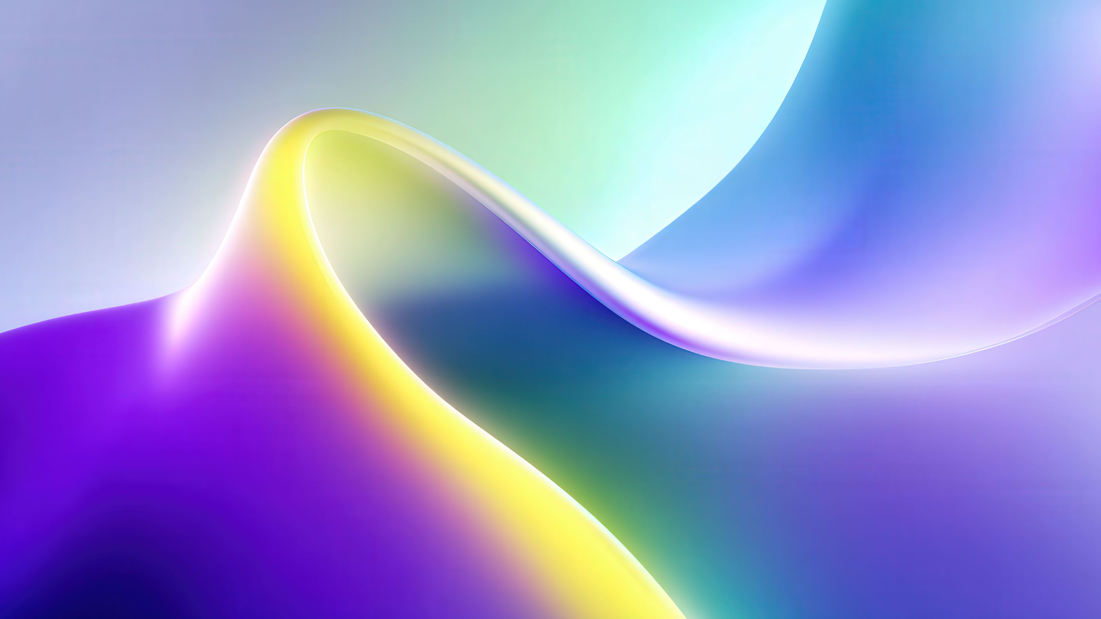 Modern abstract wave gradient vivid color flow