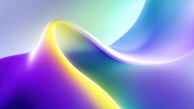 Modern abstract wave gradient vivid color flow