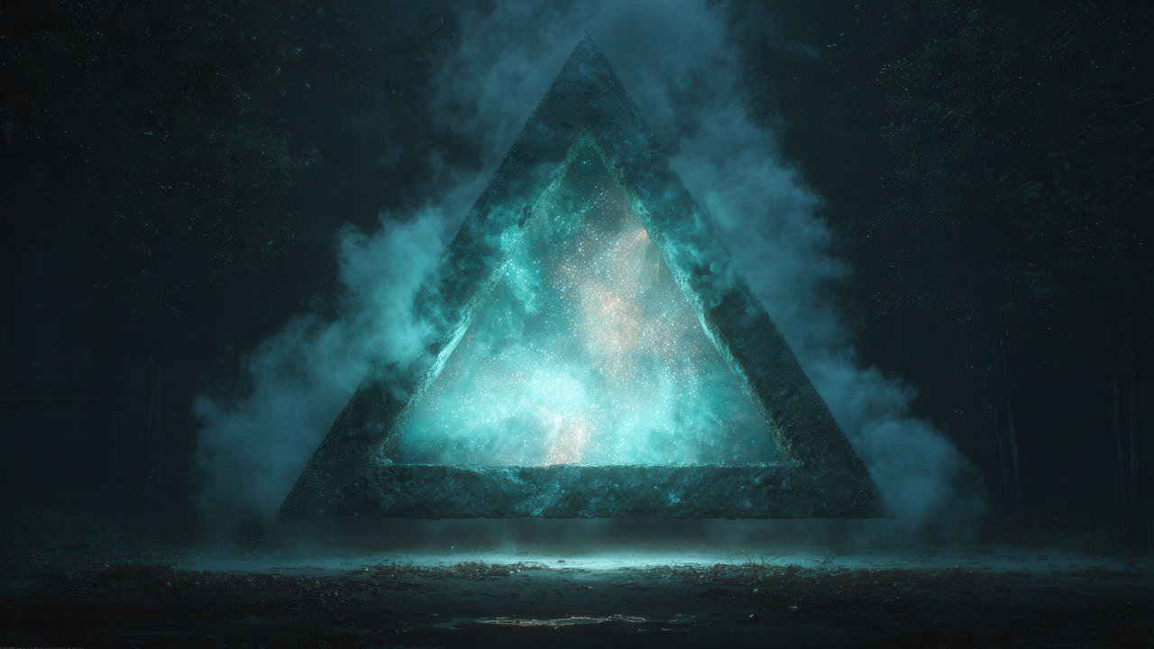 Mysterious triangle cosmic energy portal