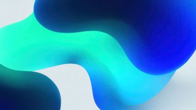 Fluid Abstract Blue Teal Organic Color Flow