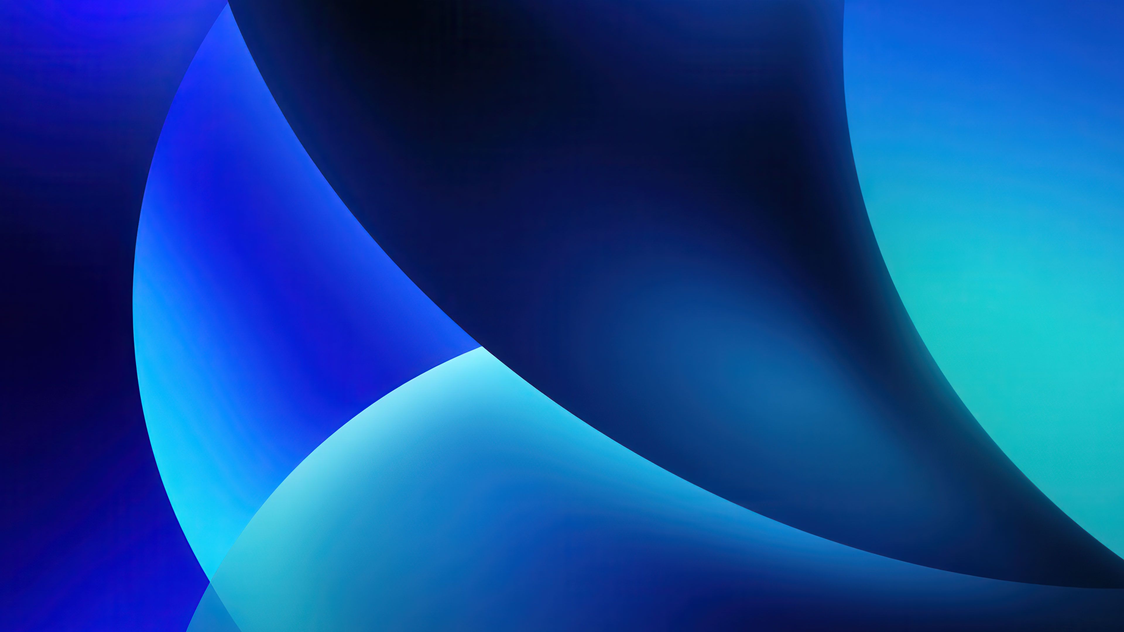 Dynamic Blue Ocean Gradient Visual