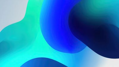 Liquid Teal Blue Gradient Flow