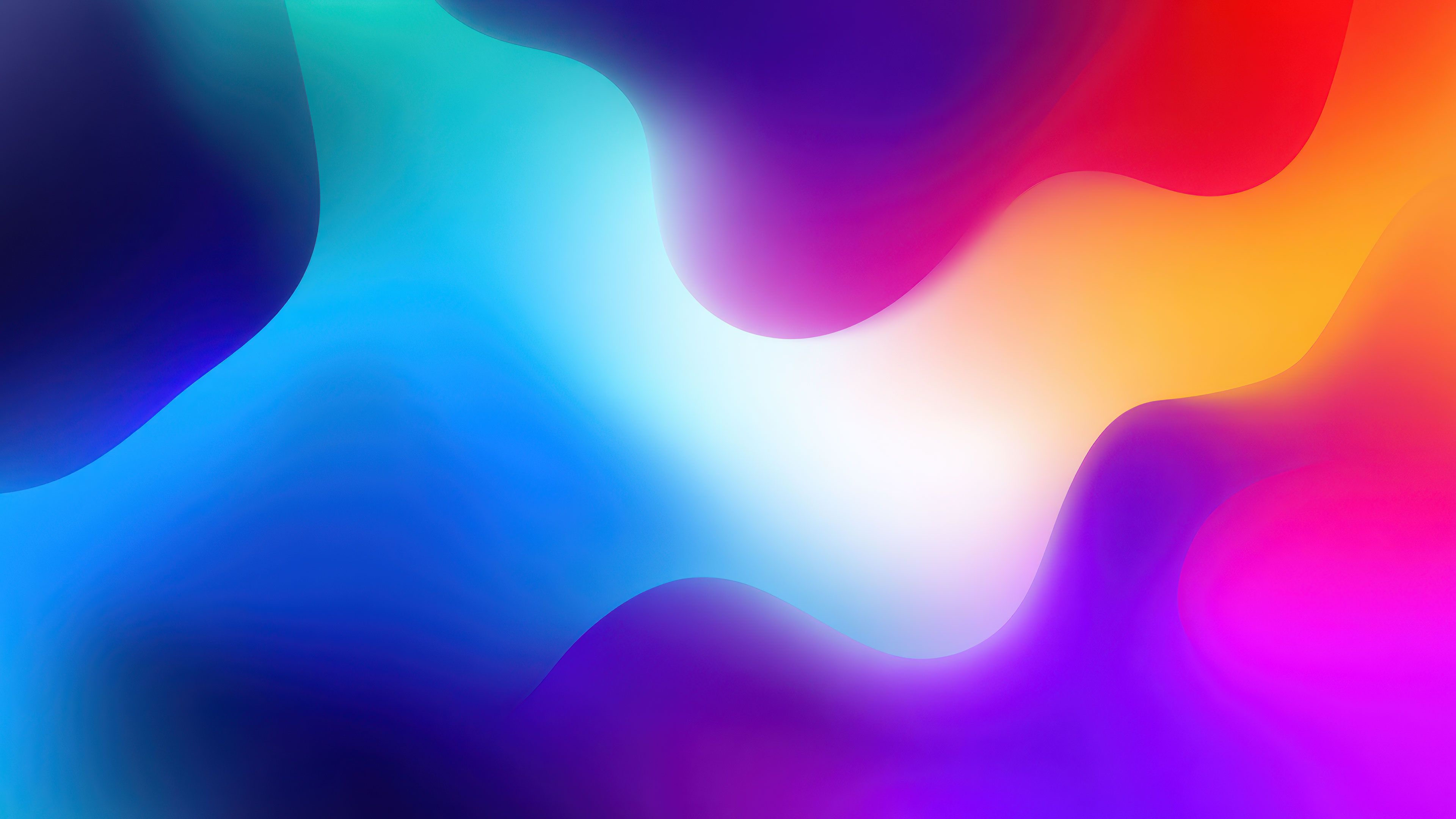 Vibrant Abstract Fluid Color Gradient