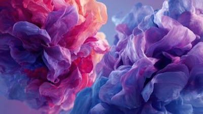 Colorful Abstract Flowing Silky Textures