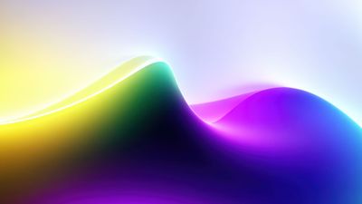 Fluid Luminescent Color Spectrum Abstract