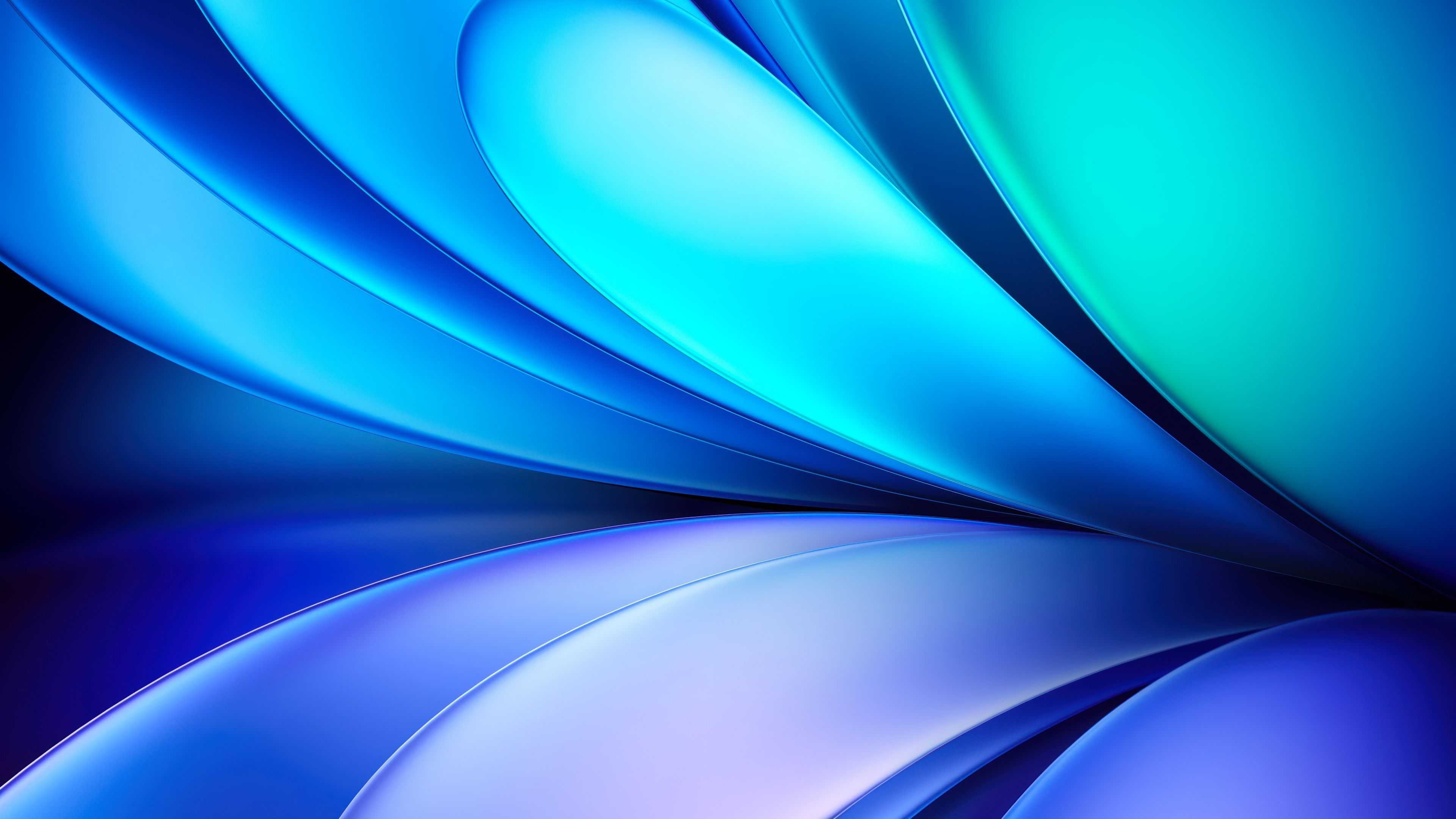 Vibrant Blue Abstract Vivo Pad Gradient Wallpaper