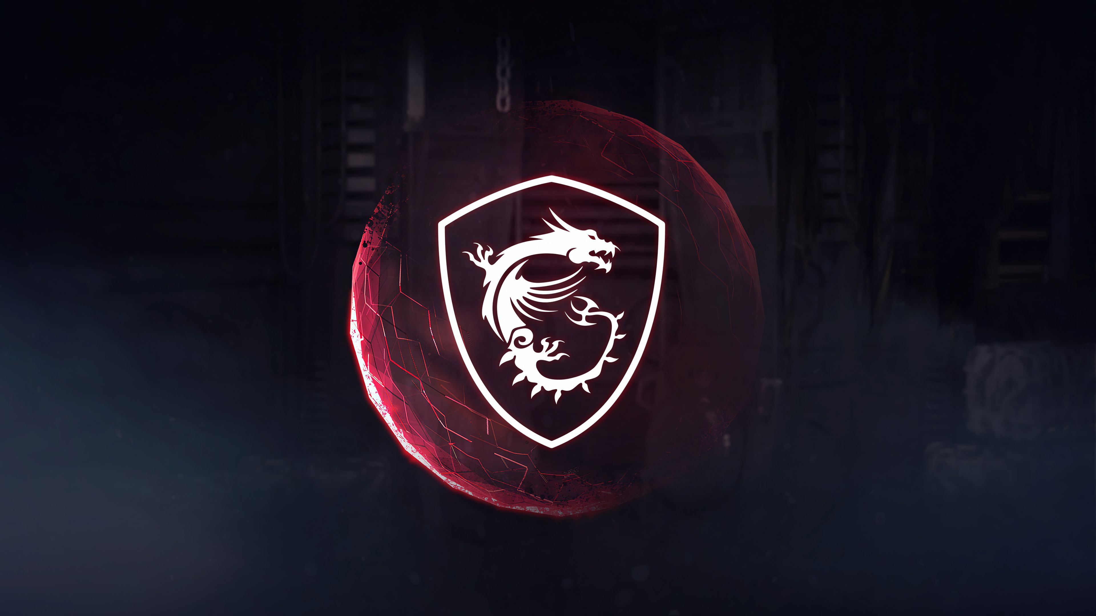 Powerful Msi Dragon Shield 4k Gaming Wallpaper