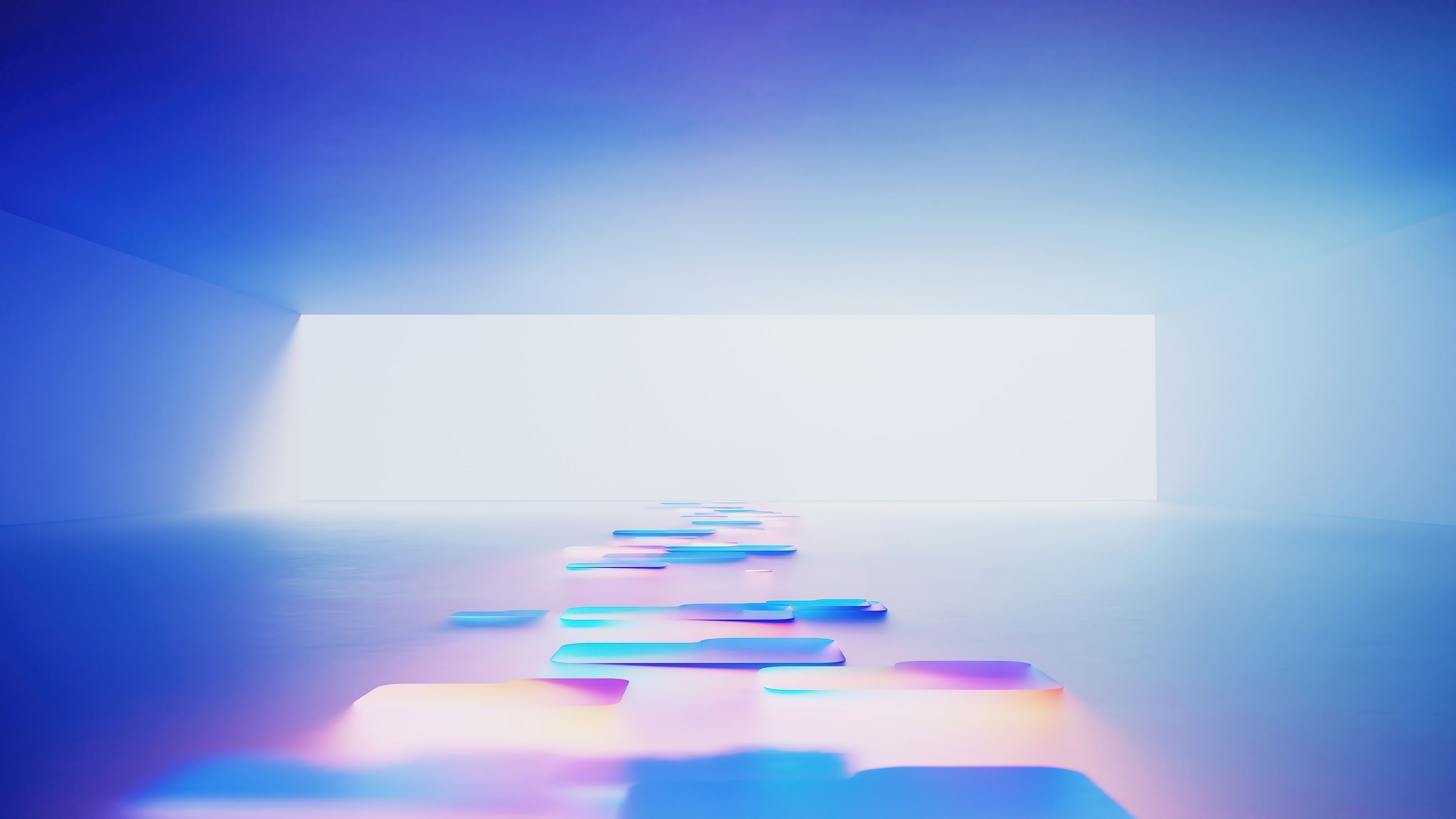 Windows 11 Blue Purple Abstract Desktop Background