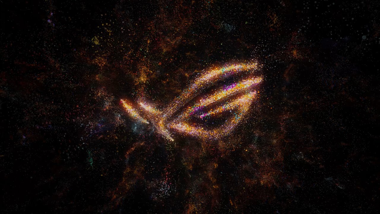 Asus Rog Phone 9 Vibrant Cosmic Logo