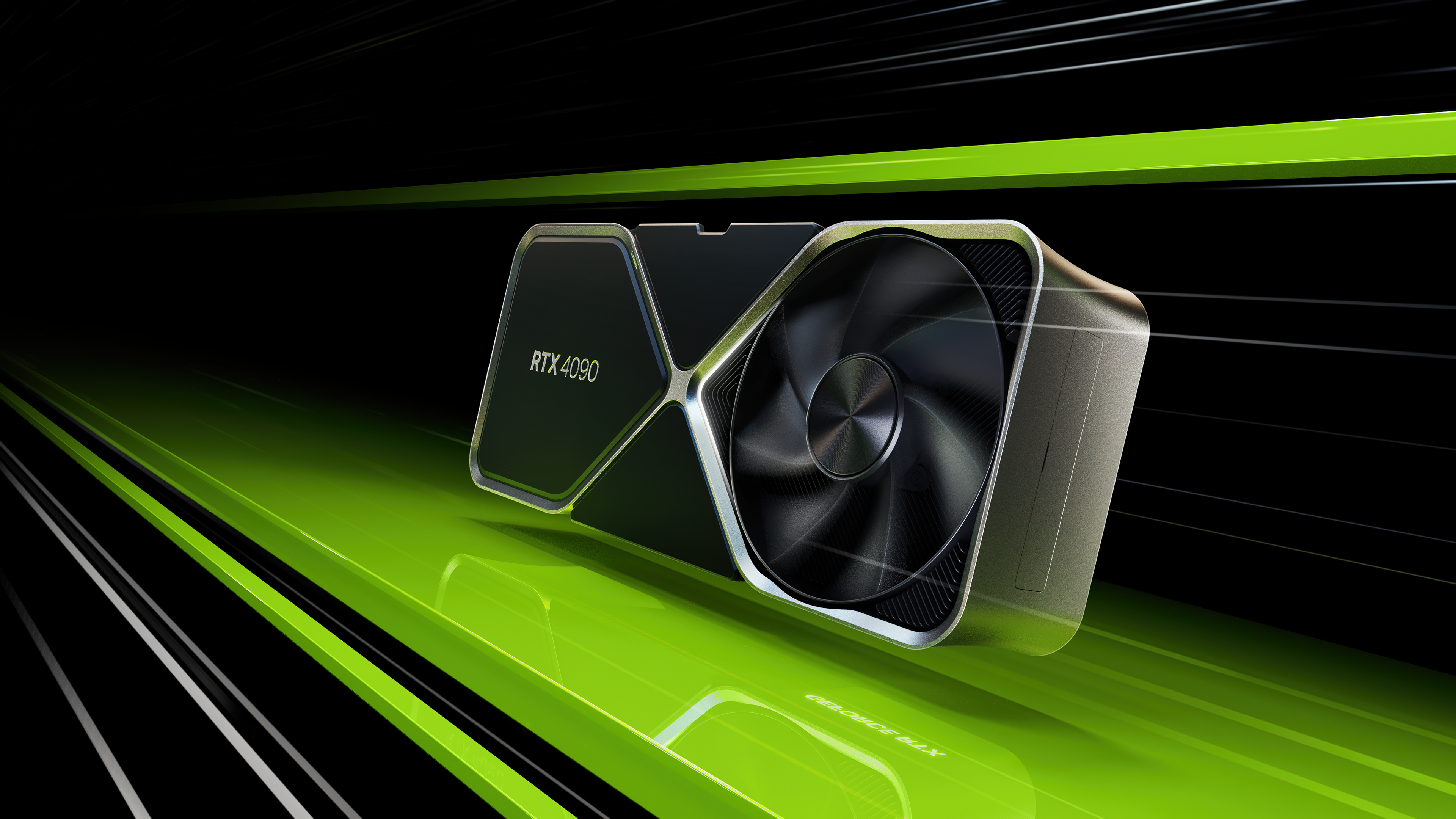 Dynamic Nvidia Geforce Rtx 4090 Graphics Card Wallpaper
