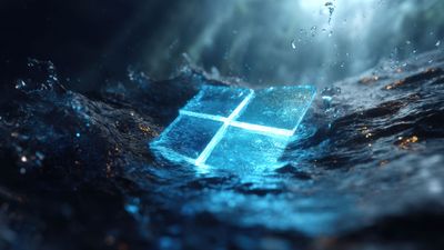 Hydro Luminous Windows Logo 3d Art