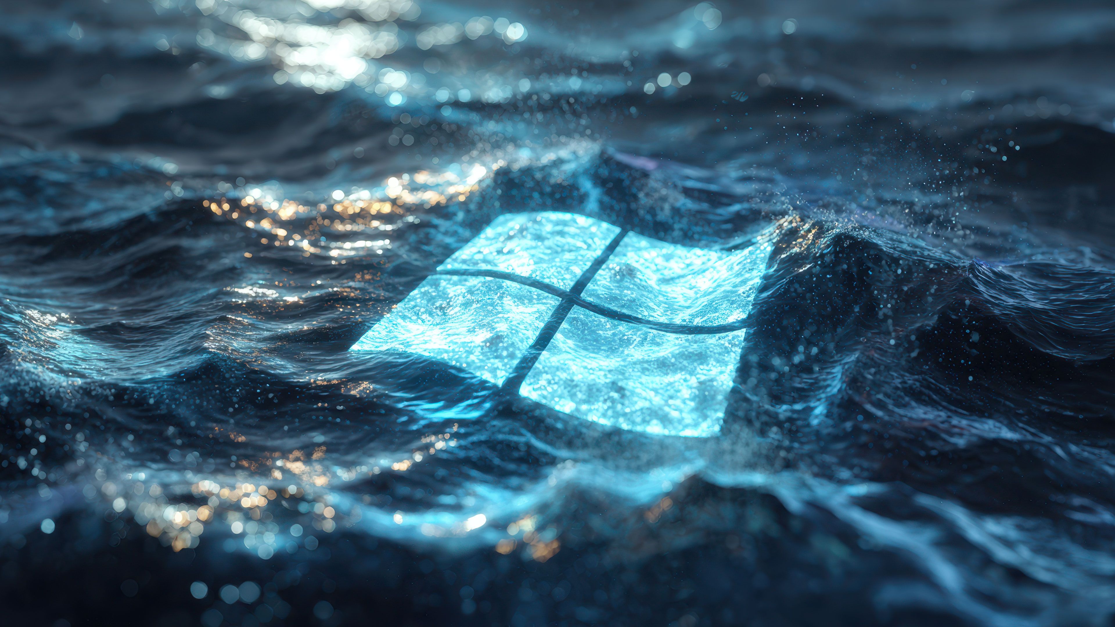 High Definition Windows Logo Luminous 3d Render