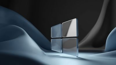 Stunning 3d Windows Logo Glass Render
