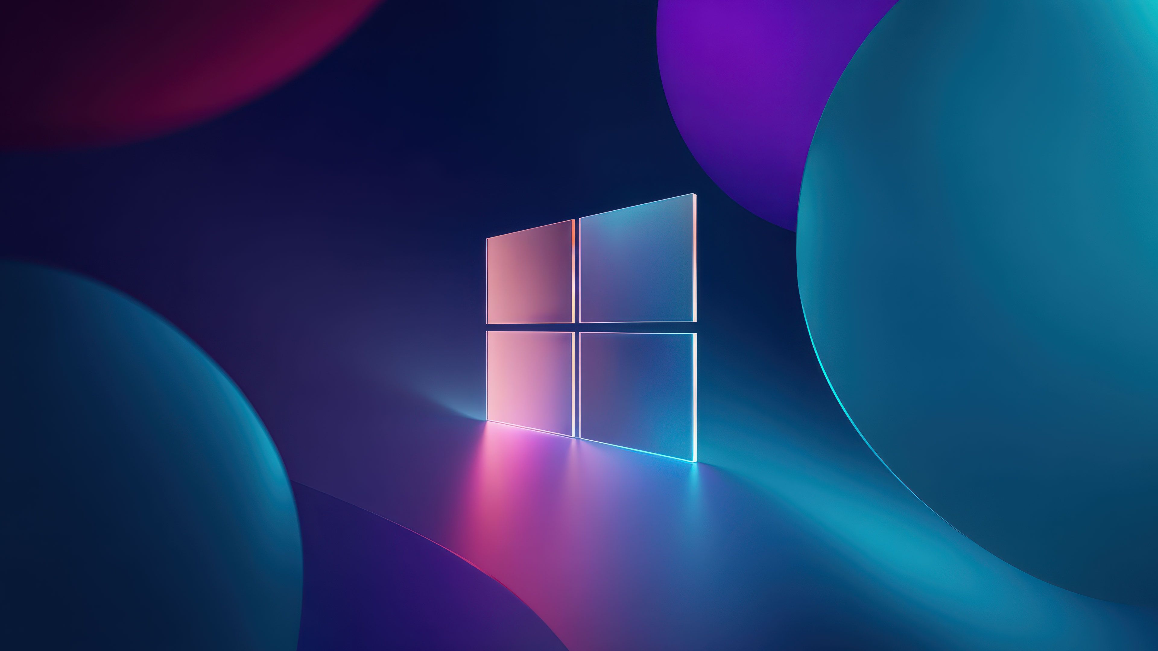Vibrant Sleek Windows Logo Digital Art