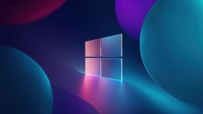 Vibrant Sleek Windows Logo Digital Art