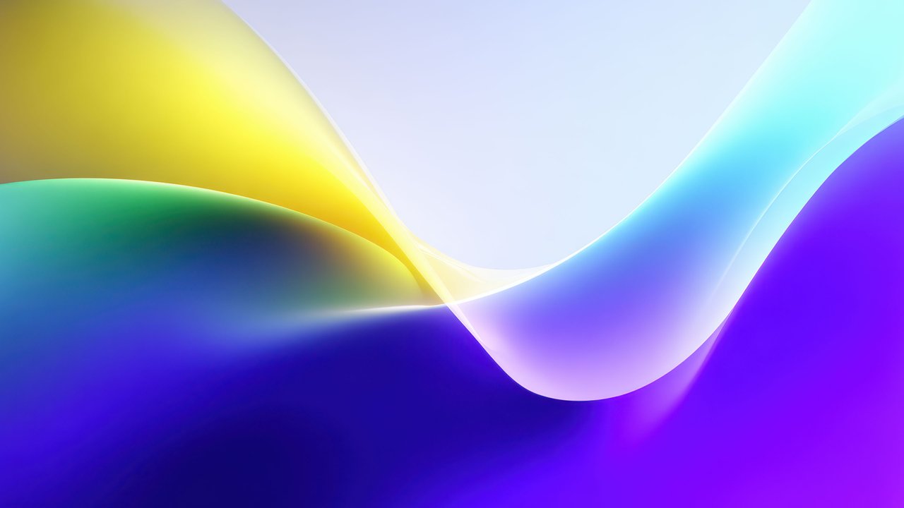 Dynamic Color Waves Windows 11 Wallpaper