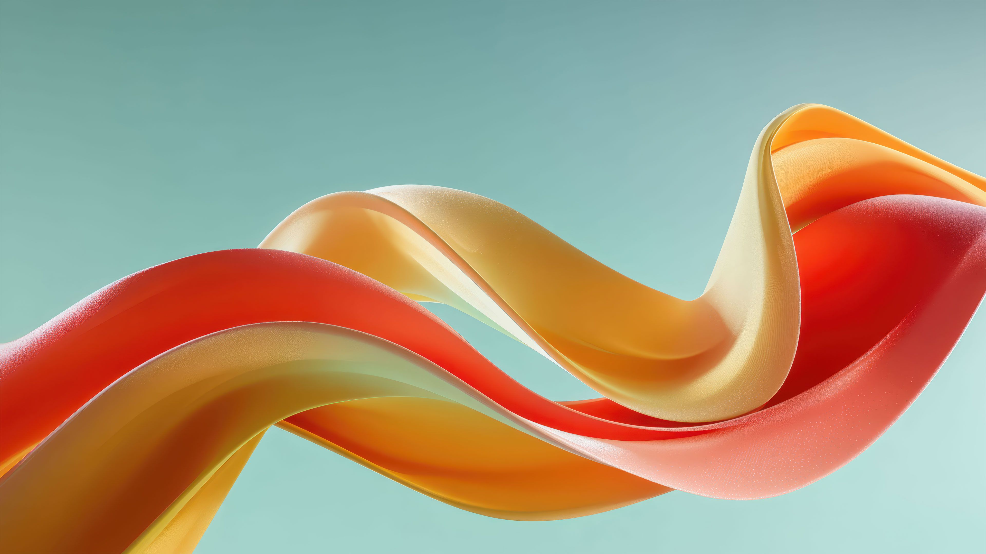 Abstract Flowing Ribbons Windows 11 Wallpaper