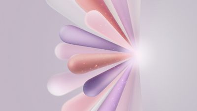 Pastel Colors Abstract Glow Sparkle Wallpaper