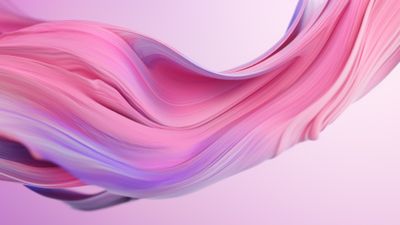 Abstract Pink Brushstroke 4K Wallpaper