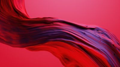 Abstract Red Layers 4K Wallpaper