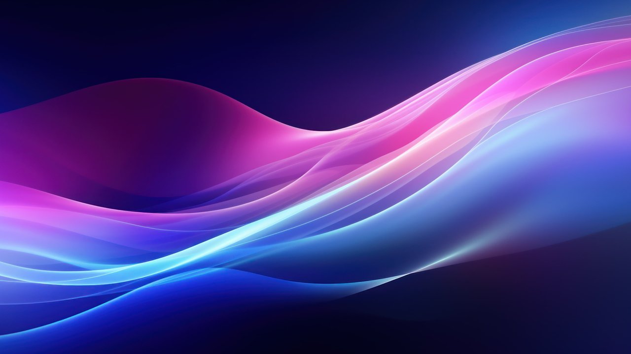 Futuristic Blue Pink Layers 4K Wallpaper