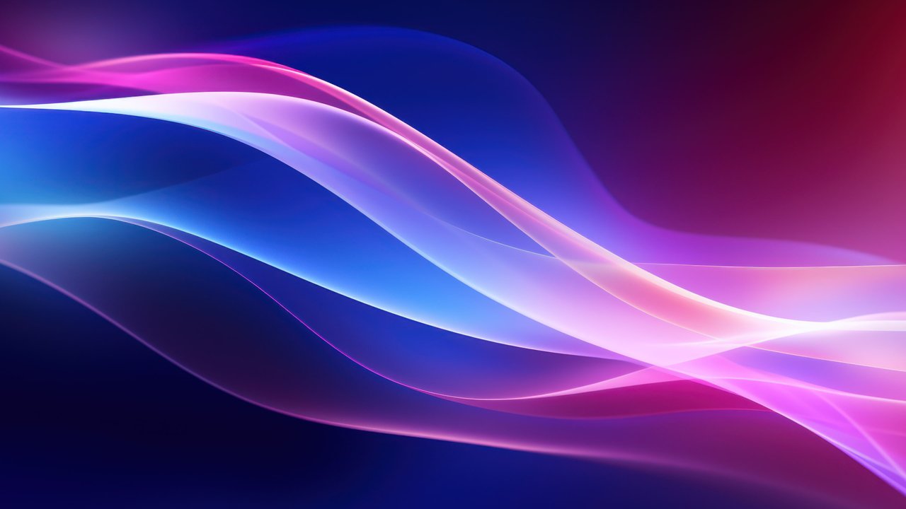 Futuristic Pink Blue Layers 4K Wallpaper