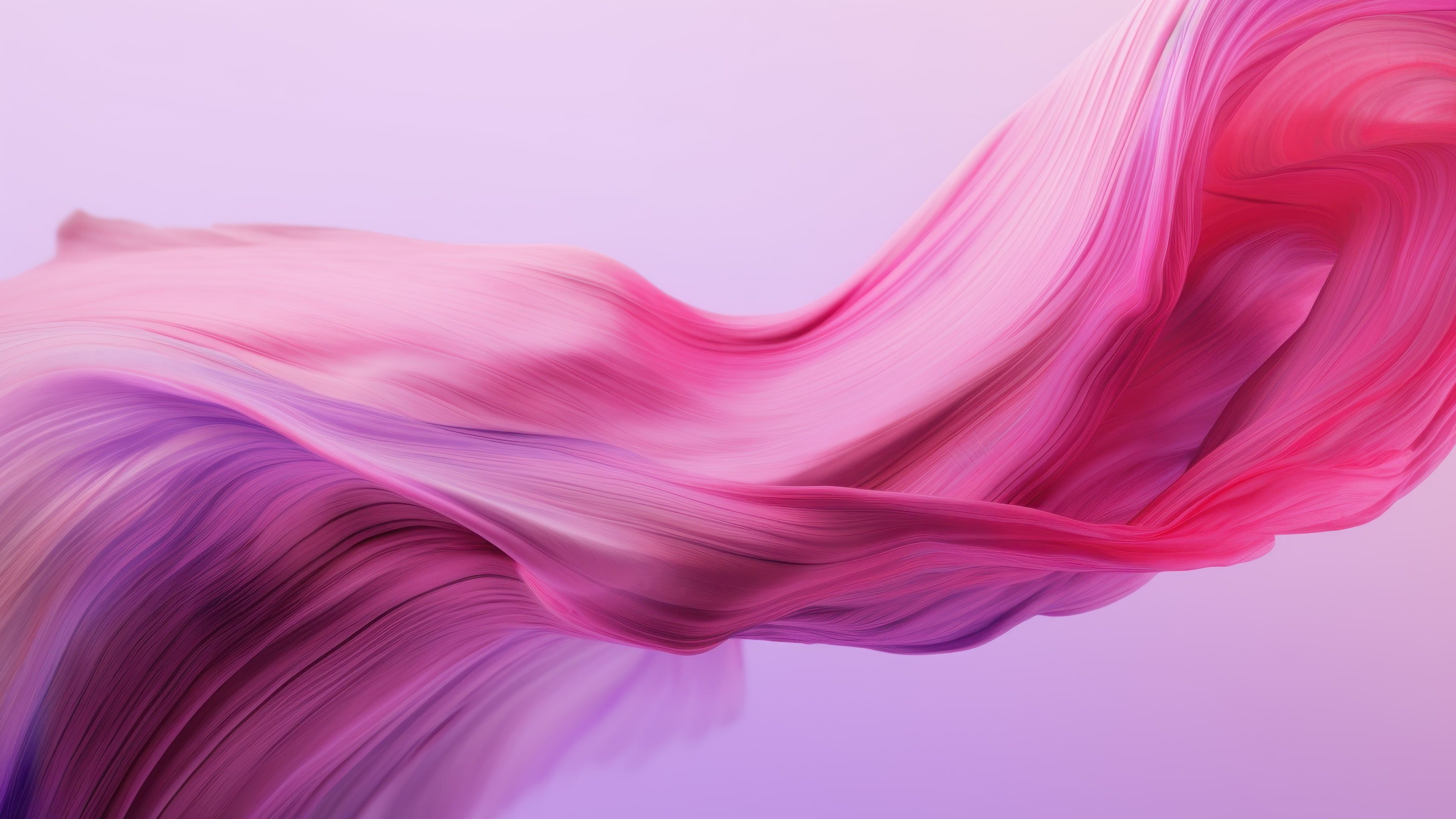 Pink Aesthetic Brushstroke 4K Wallpaper