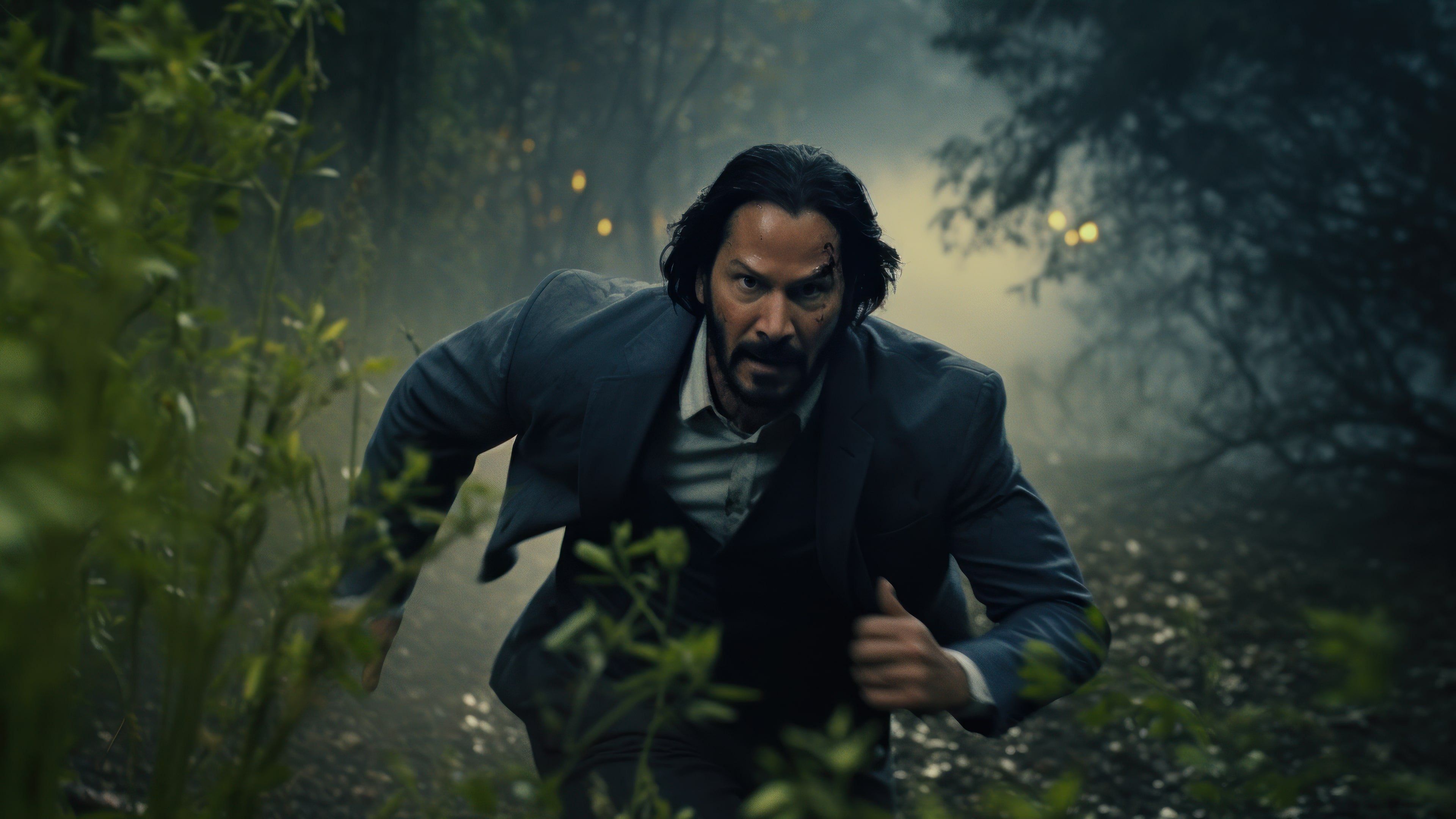 Keanu Reeves as James Bond 4K Wallpaper