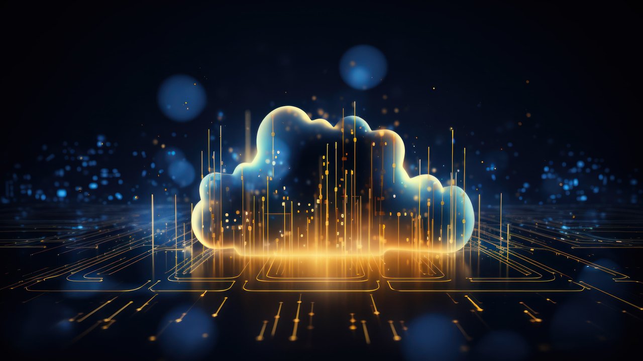 Technology Futuristic Cloud 4K Wallpaper