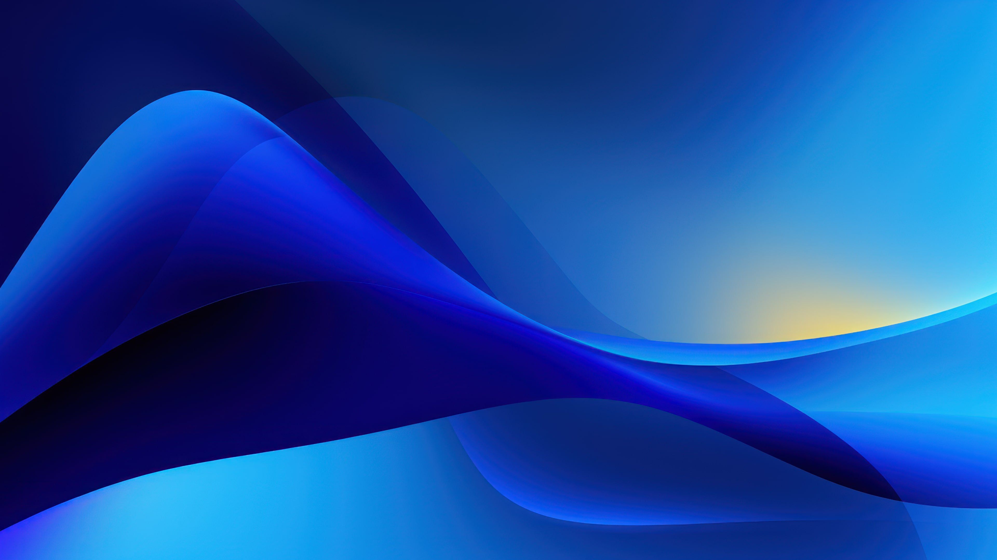 Abstract Blue Background 4K Wallpaper