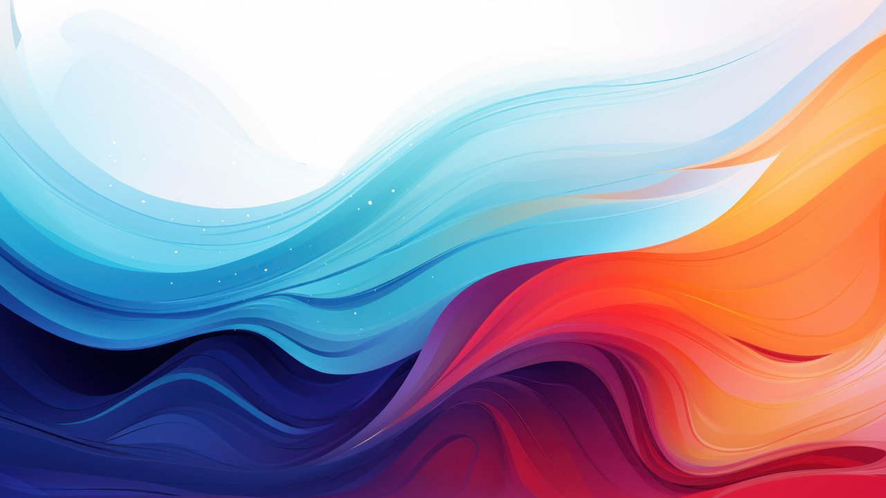 Abstract Colorful Gradient Layers 4K Wallpaper
