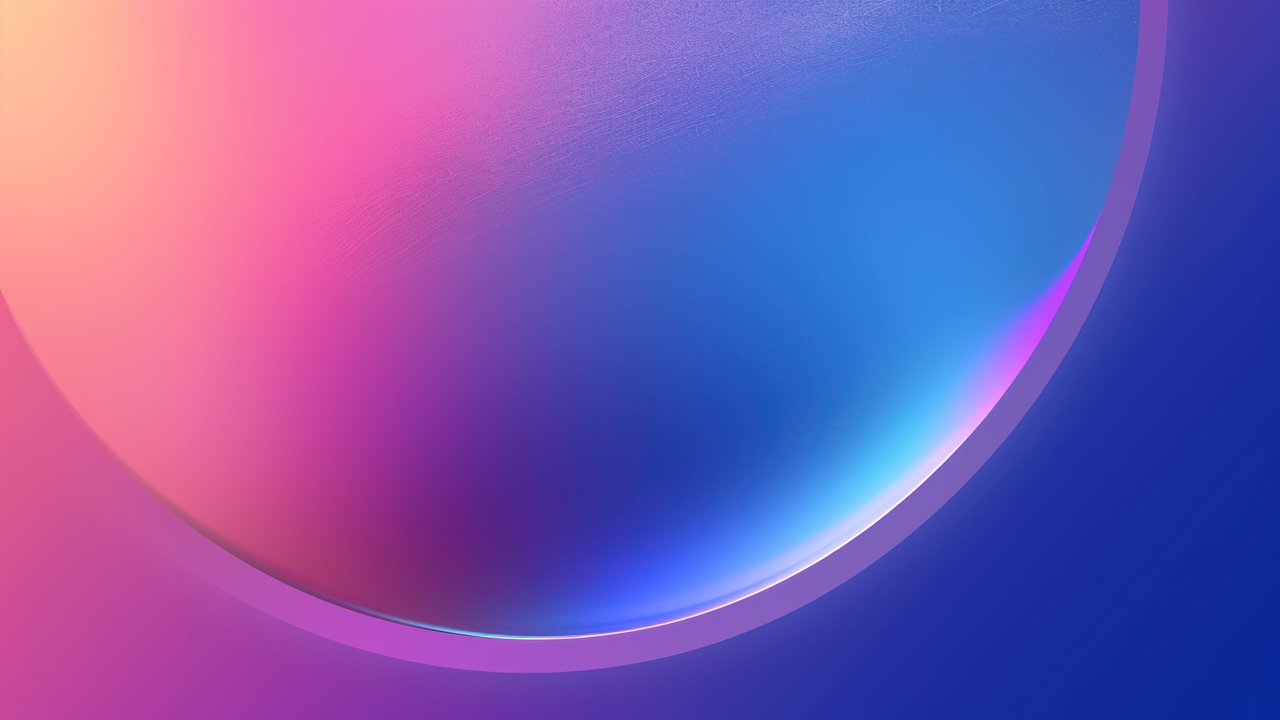 Abstract Gradient Circle 4K Wallpaper
