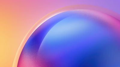 Abstract Minimalism Circle 4K Wallpaper