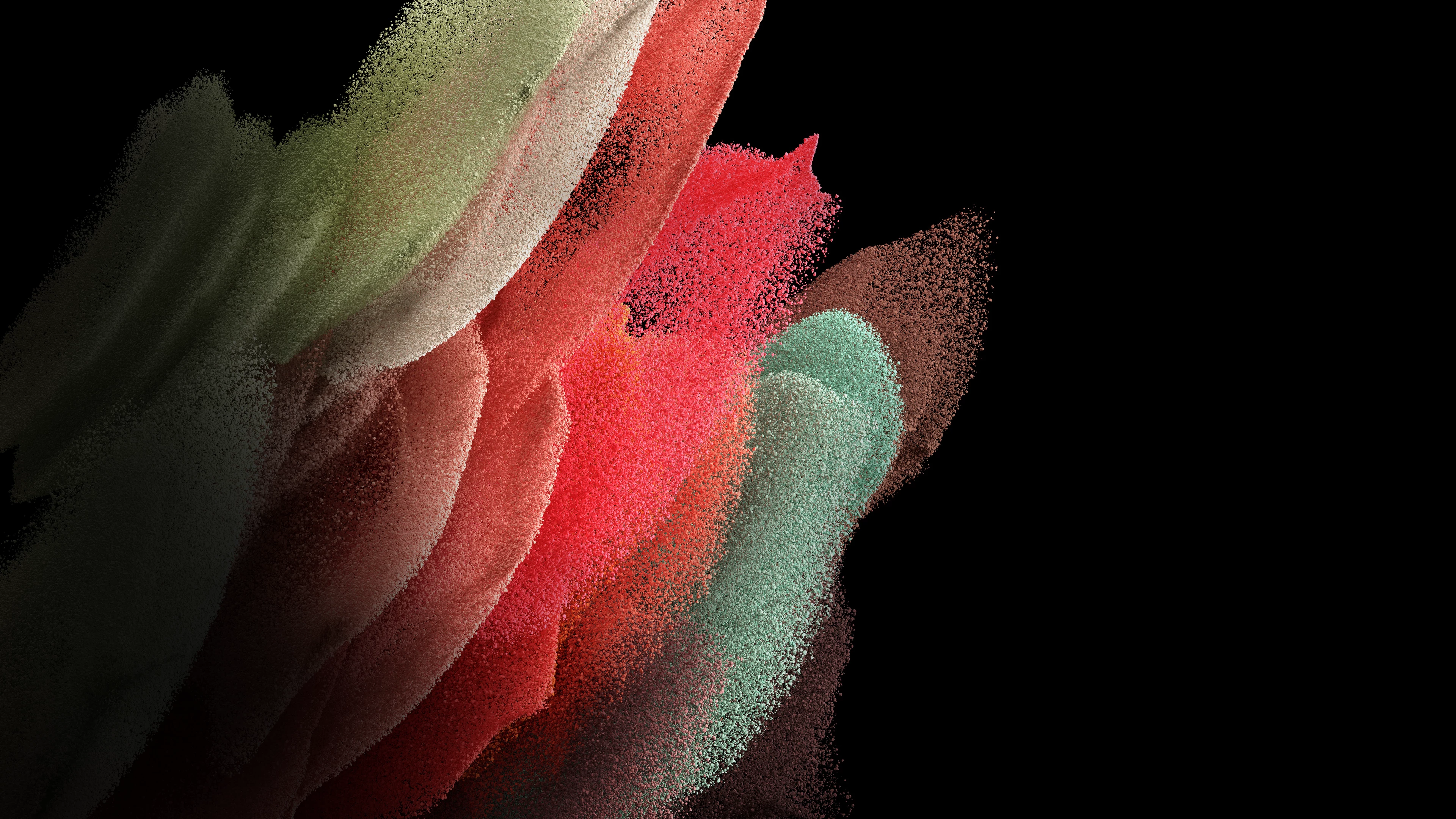 Samsung Galaxy S21 Black background 4K Wallpaper