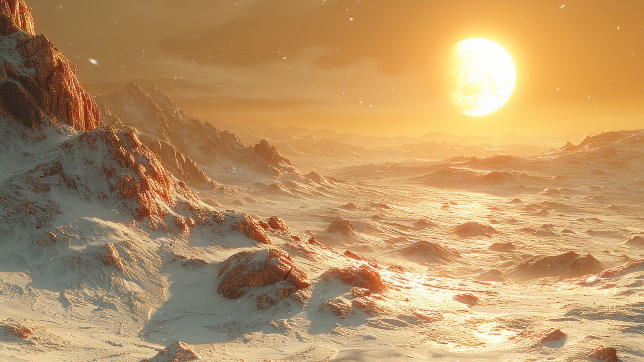 Hyper Realistic Alien Landscape 4K Wallpaper