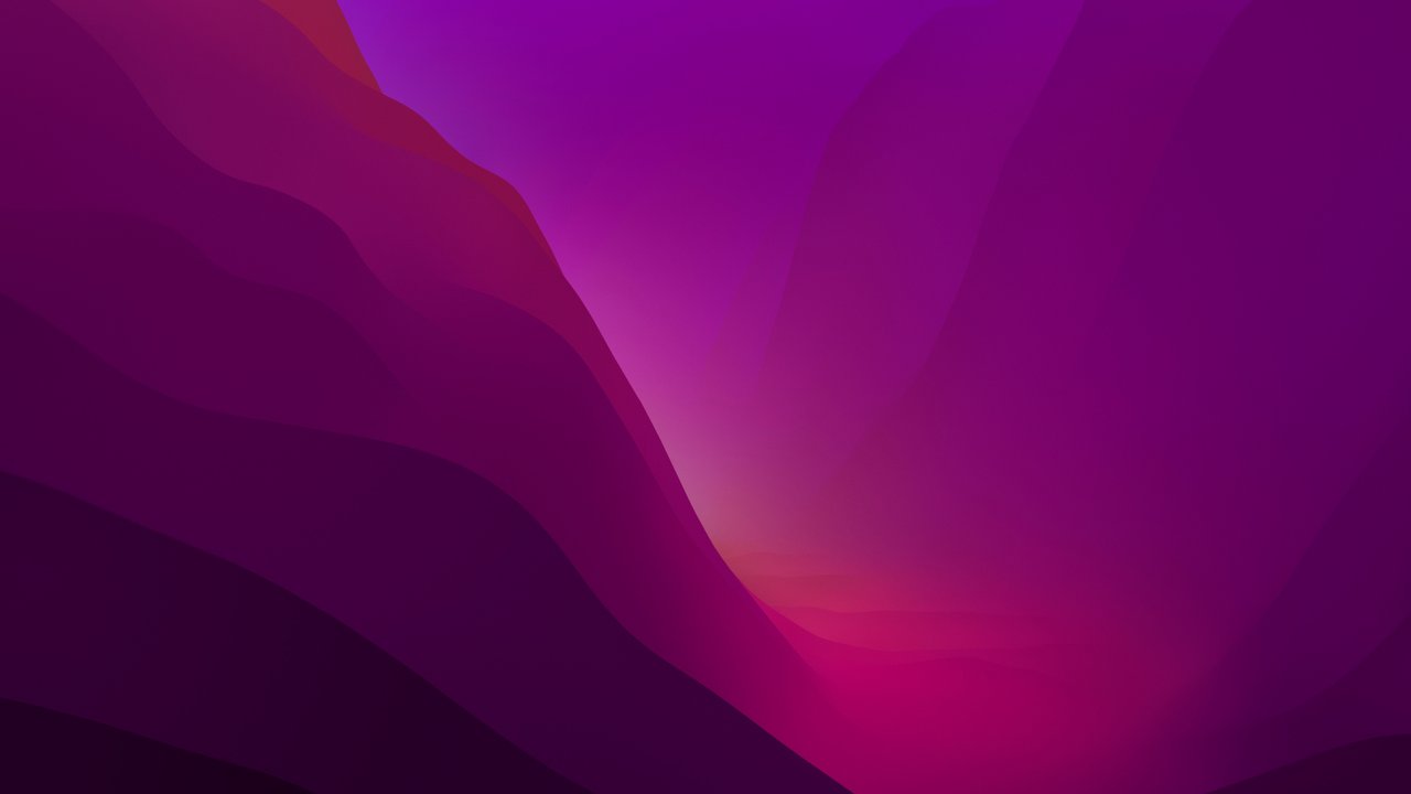 macOS Monterey Pink Aesthetic 4K Wallpaper