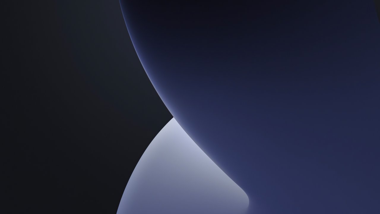iPhone 12 iOS 14 Grey 4K Wallpaper
