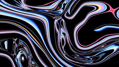 Psychedelic Apple Pro Display XDR 4K Wallpaper