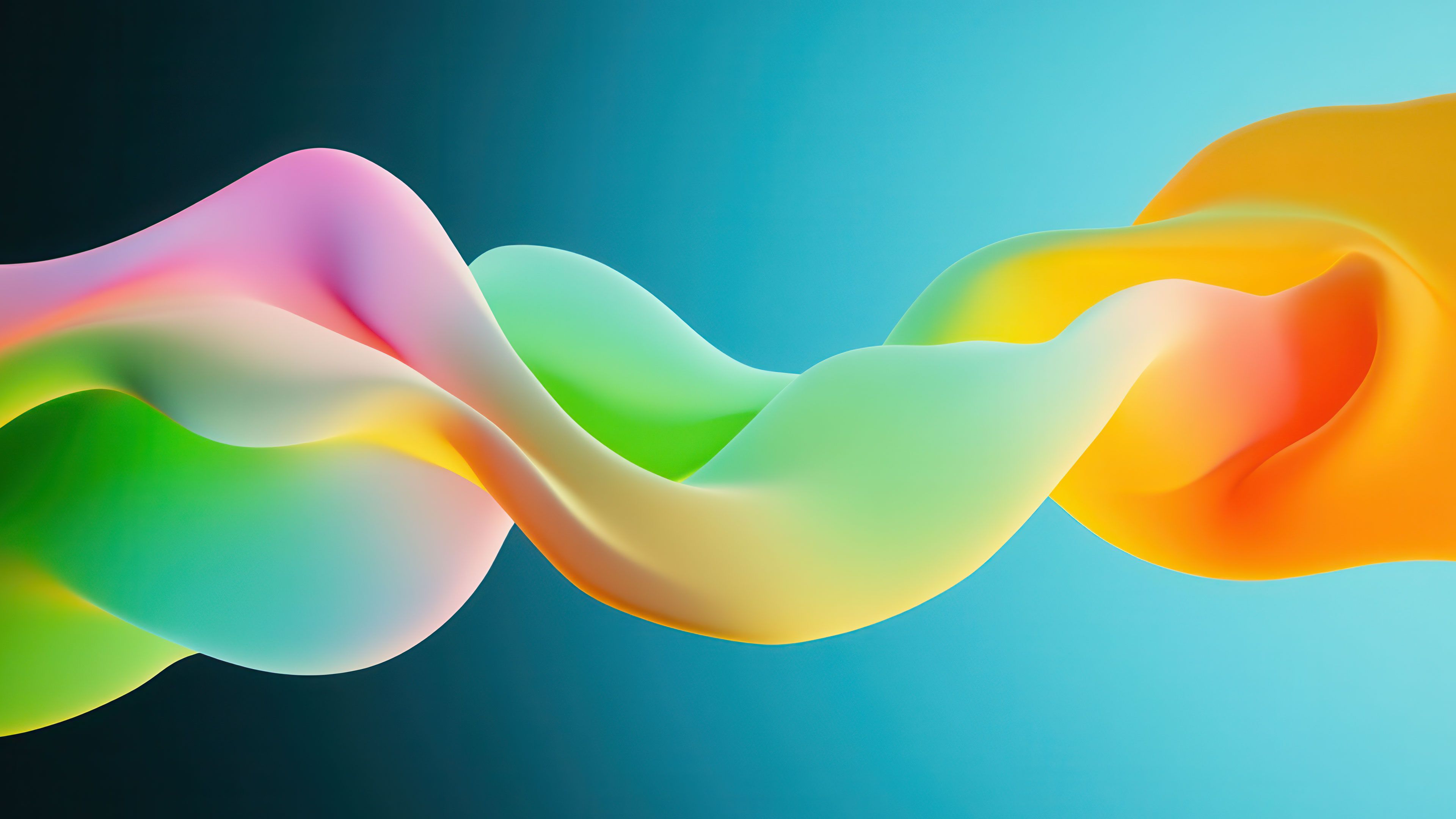 Vibrant Gradient Flow 4K Wallpaper