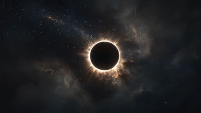 Solar Eclipse 4K Wallpaper