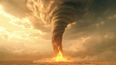 Huge Tornado 4K Wallpaper