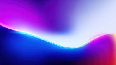 Abstract Gradient Wave Digitl Art Wallpaper