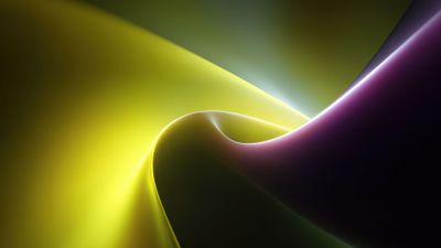 Abstract Smooth Energy Wave Digitl Art Wallpaper