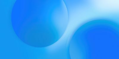 iCloud Ultrawide Blue Abstract Circles Wallpaper