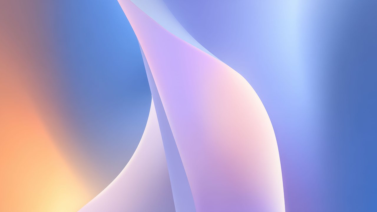 Abstract Gradient Flow Digital Art Wallpaper