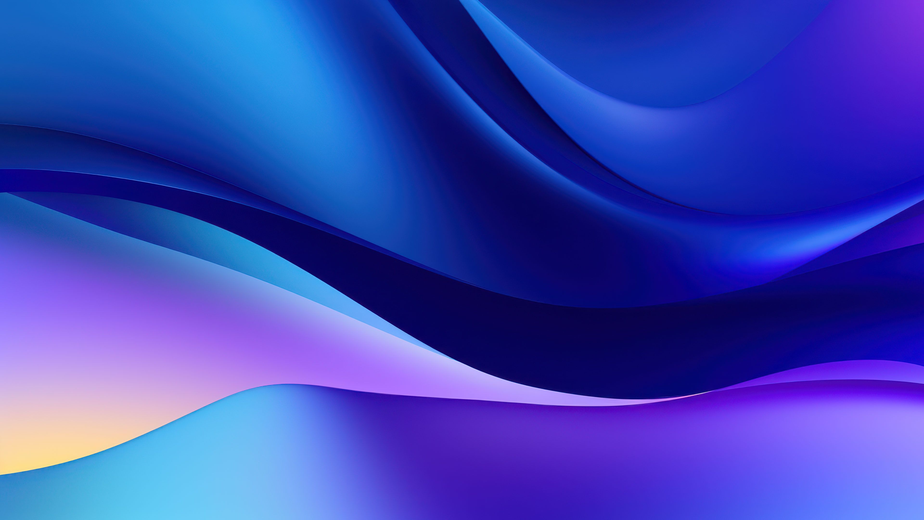 Abstract Blue Purple Gradient Digital Art Wallpaper