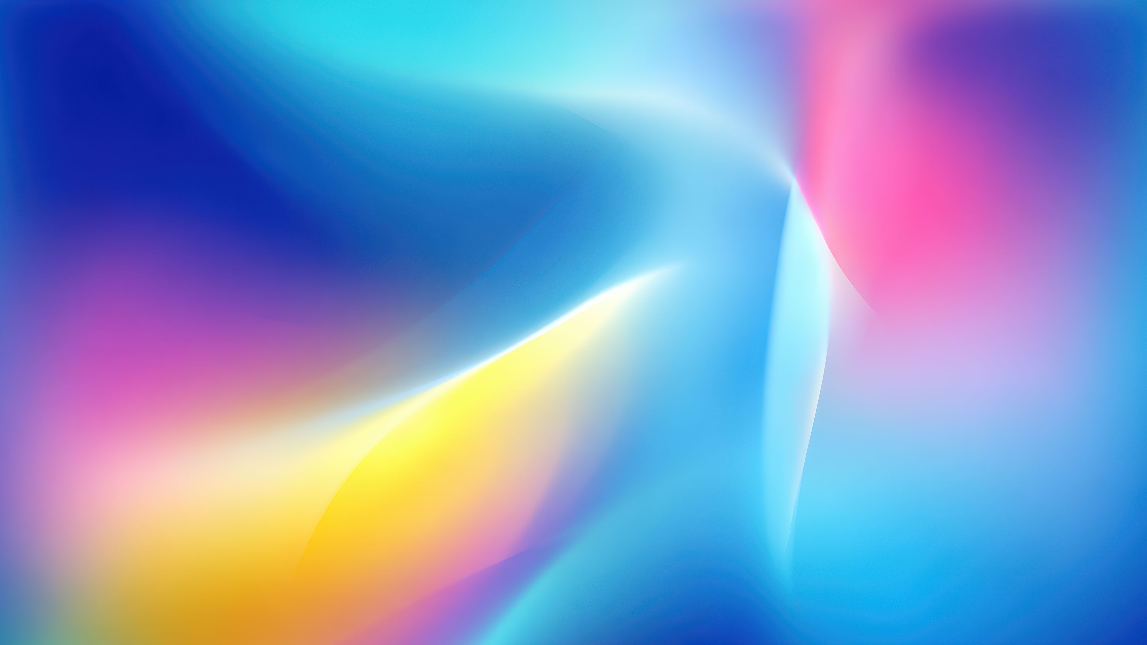 Abstract Gradient Wave Digital Art Background
