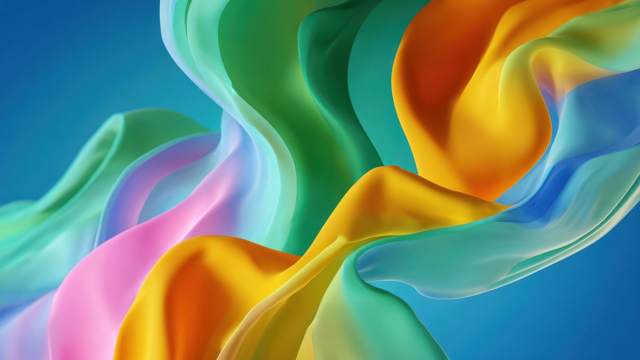 Colorful Fluid Abstract Digital Art Wallpaper